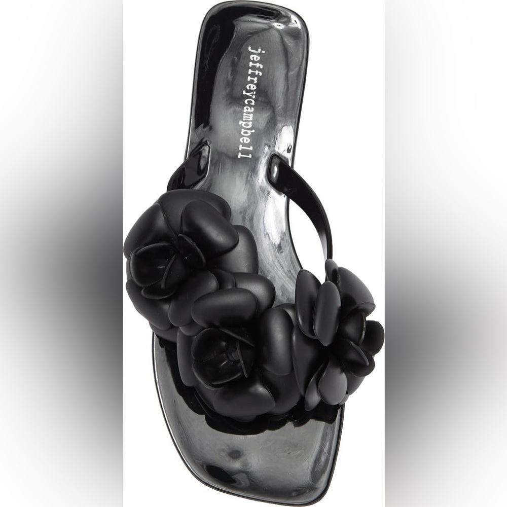 Jeffrey Campbell Fleuris Jelly Flip Flop
